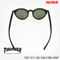 3800円 サングラス THRASHER スラッシャー 1021 C-BK-GNP 51□20-148 偏光レンズ / 度付きサングラス 7000円 偏光・調光・可視調光も選べる