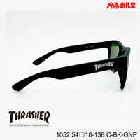 3800円 サングラス THRASHER スラッシャー 1052 C-BK-GNP 54□18-138 偏光レンズ / 度付きサングラス 7000円 偏光・調光・可視調光も選べる