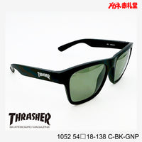 3800円 サングラス THRASHER スラッシャー 1052 C-BK-GNP 54□18-138 偏光レンズ / 度付きサングラス 7000円 偏光・調光・可視調光も選べる