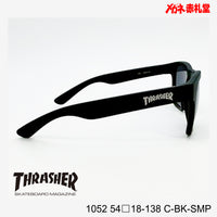 3800円 サングラス THRASHER スラッシャー 1052 C-BK-SMP 54□18-138 偏光レンズ / 度付きサングラス 7000円 偏光・調光・可視調光も選べる