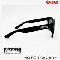 3800円 サングラス THRASHER スラッシャー 1052 C-BK-SNP 54□18-138 偏光レンズ / 度付きサングラス 7000円 偏光・調光・可視調光も選べる