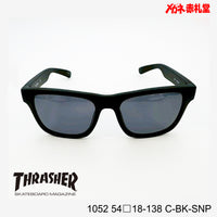 3800円 サングラス THRASHER スラッシャー 1052 C-BK-SNP 54□18-138 偏光レンズ / 度付きサングラス 7000円 偏光・調光・可視調光も選べる