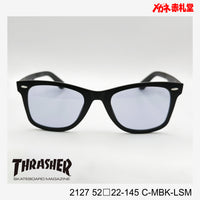 3800円 サングラス THRASHER スラッシャー 2127 52□22-145 C-MBK-LSM / 度付きサングラス 7000円