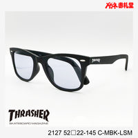 3800円 サングラス THRASHER スラッシャー 2127 52□22-145 C-MBK-LSM / 度付きサングラス 7000円