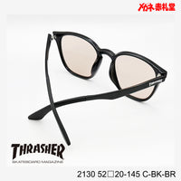 3800円 サングラス THRASHER スラッシャー 2130 52□20-145 C-BK-BR / 度付きサングラス 7000円