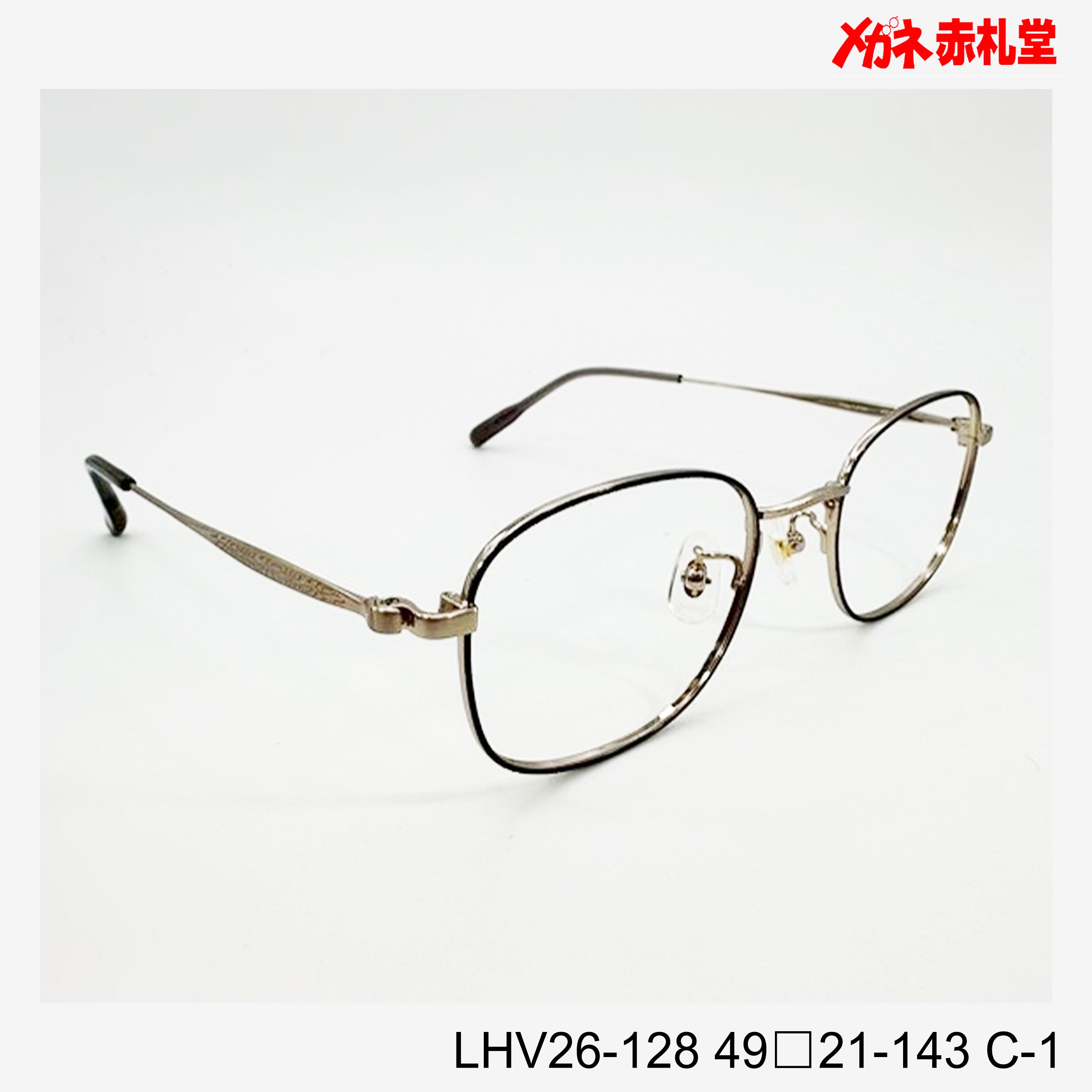 レンズ付10000円 LHV26-128 C-1 49□21-143 チタン/Bチタン素材使用