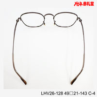 レンズ付10000円 LHV26-128 C-4 49□21-143 チタン/Bチタン素材使用