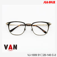 日本製メガネフレーム VAN ヴァン レンズ付11800円 VJ-1009 51□20-140 C-2