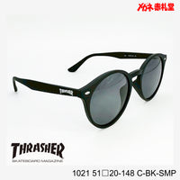 3800円 サングラス THRASHER スラッシャー 1021 C-BK-SMP 51□20-148 偏光レンズ / 度付きサングラス　7000円 　偏光・調光・可視調光も選べる