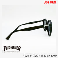 3800円 サングラス THRASHER スラッシャー 1021 C-BK-SMP 51□20-148 偏光レンズ / 度付きサングラス　7000円 　偏光・調光・可視調光も選べる