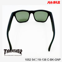 3800円 サングラス THRASHER スラッシャー 1052 C-BK-GNP 54□18-138 偏光レンズ / 度付きサングラス　7000円 　偏光・調光・可視調光も選べる