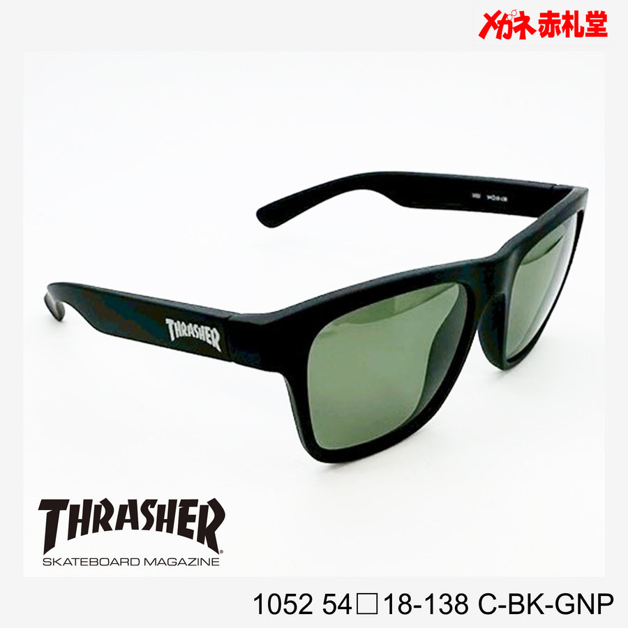 3800円 サングラス THRASHER スラッシャー 1052 C-BK-GNP 54□18-138