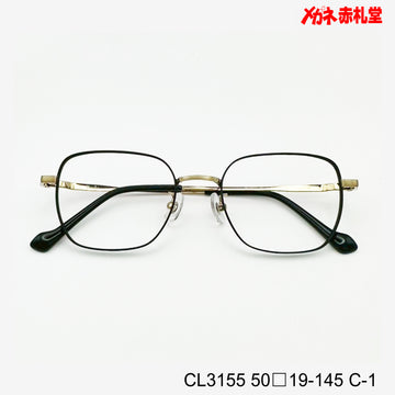 レンズ付7800円 CL3155　50□19-145　C-1　チタン素材使用