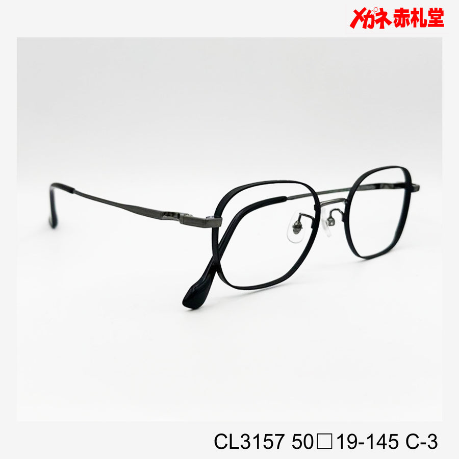 レンズ付7800円 CL3157　50□19-145　C-3　チタン素材使用