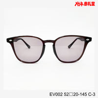 3800円 サングラス EV002 C-3 52□20-145  / 度付きサングラス　7000円 　偏光・調光・可視光調光も選べる