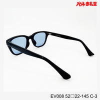 3800円 サングラス EV008 C-3 52□22-145  / 度付きサングラス　7000円 　偏光・調光・可視光調光も選べる