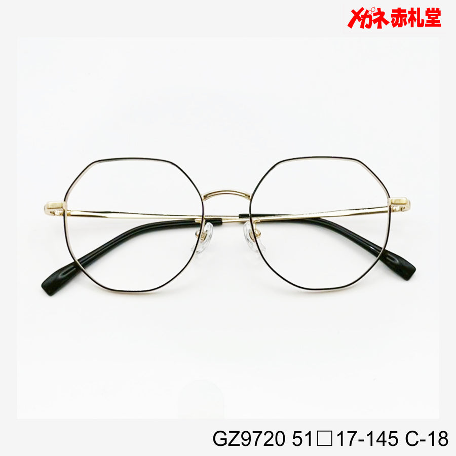 レンズ付7800円 GZ9720　C-18　51□17-145　　チタン素材使用