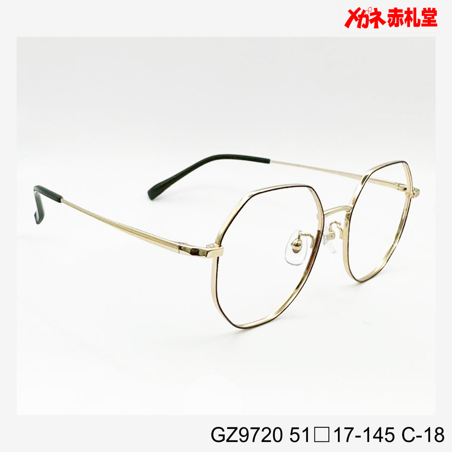 レンズ付7800円 GZ9720　C-18　51□17-145　　チタン素材使用