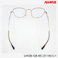 レンズ付10000円 LHV26-128 C-1 49□21-143 チタン/Bチタン素材使用