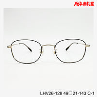 レンズ付10000円 LHV26-128 C-1 49□21-143 チタン/Bチタン素材使用