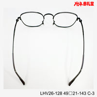 レンズ付10000円 LHV26-128 C-3 49□21-143 チタン/Bチタン素材使用