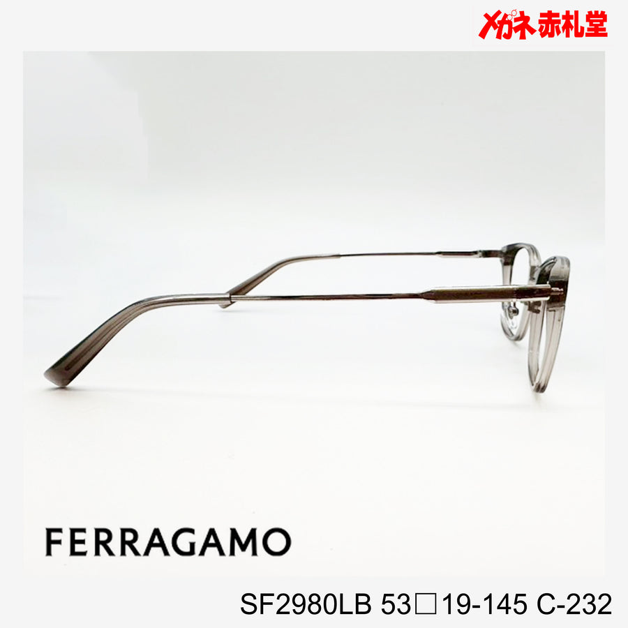 レンズ付26800円　FERRAGAMO フェラガモ　SF2980LB　C-232　53□19-145　日本製
